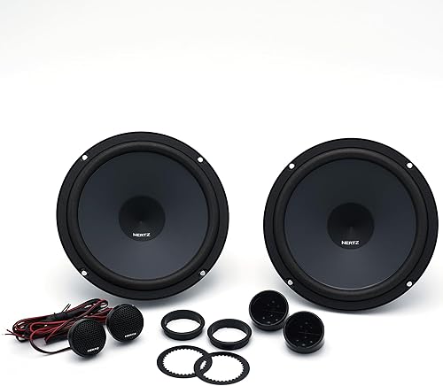 Hertz K 165 - Sistema audio a 2 vie con woofer da 165 mm e tweeter PEI da 24 mm, suono bilanciato e potente 300W max - Fashionser