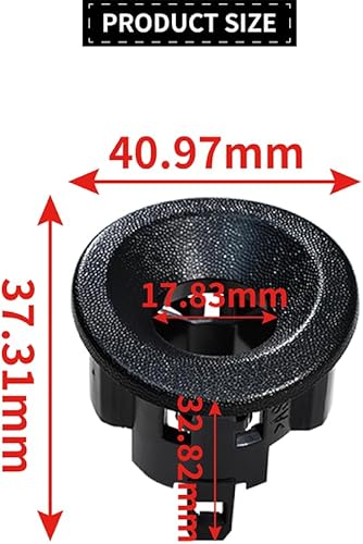 CANTONDZ 4 Supporti per Sensore di Parcheggio Kit di Montaggio per Sensore di Parcheggio Posteriore Kit di Supporto PDC Compatibile con Citroen Berlingo Peugeot Partner 2008-2018 - Fashionser