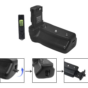 Impugnatura della batteria della fotocamera BG-R10 Caratteristiche: