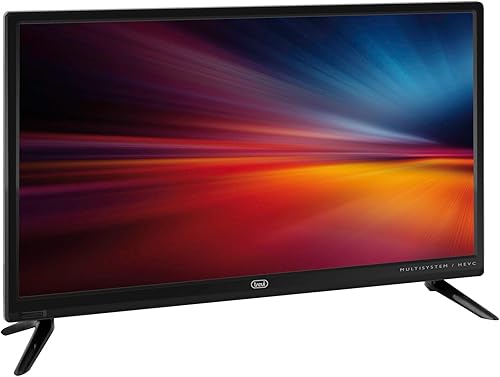 Trevi LTV 1904 SAT Televisore LED 19' con Decoder Digitale Terrestre DVBT-T2 e Satellitare DVBS-S2, HEVC 10 Bit, Presa Accendisigari 12V, Ideale per Camper, Compatibile Tivùsat, Funzione Hotel - Fashionser