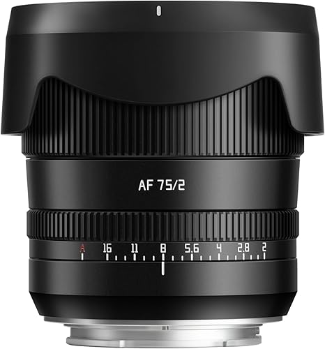 TTARTISAN Obiettivo 75mm F2.0 per Montaggio Sony E Obiettivo Telaio completo Messa a fuoco automatica Ritratto - Fashionser