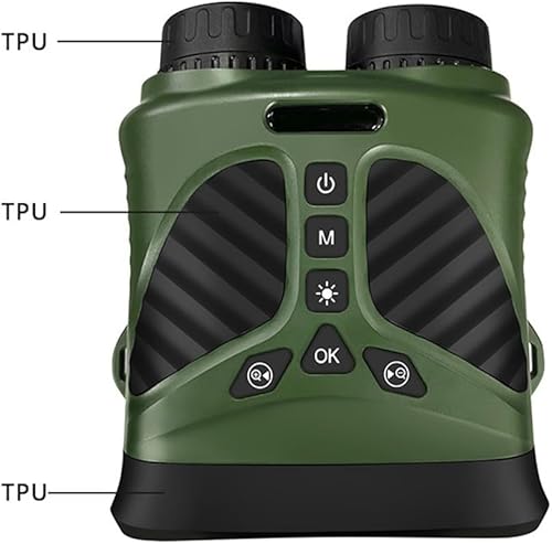 Binocolo digitale ad alte prestazioni per caccia ed escursionismo con capacità di visualizzazione a lungo raggio (verde) - Fashionser