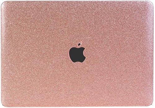 Custodia per MacBook con glitter rosa Air A2941 / A3114 / 3241 (M4) - Fashionser