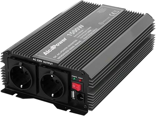 1087/5000 Rezultatele traducerii Inverter di Tensione by President 1500W 12V-230V, sinusoide modificata, Porta USB - Fashionser
