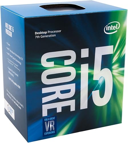 Intel BX80677I57500 Intel Core i5 7500, Quad Core, 3.4GHz, 3.8GHz Turbo, 1100MHz GPU, 65W, Argento - Fashionser