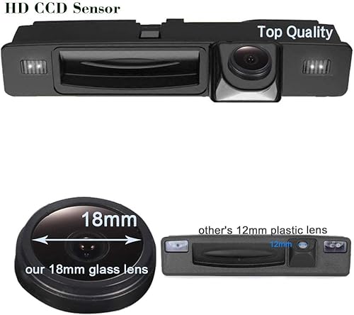 Navinio Bagagliaio Maniglia fotografica di sostegno di retrovisione Videocamera HD Auto Telecamera Posteriore Visualizzazione la Linea Guida per Ford Escort Focus CTCC Ecoboost - Fashionser