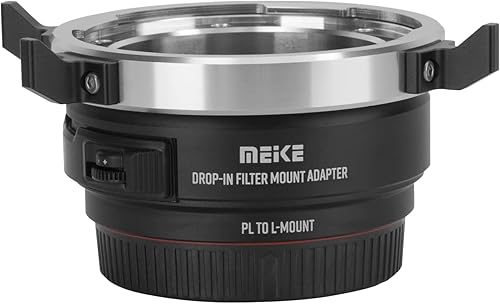 Meike MK-PLTL-C - Adattatore per messa a fuoco manuale con filtri ND e UV variabili per obiettivi Cine ARRI PL-Mount su fotocamere Panasonic Sigma Leica con attacco L come S1H S1 S5 S1R FP FPL SL SL2 - Fashionser
