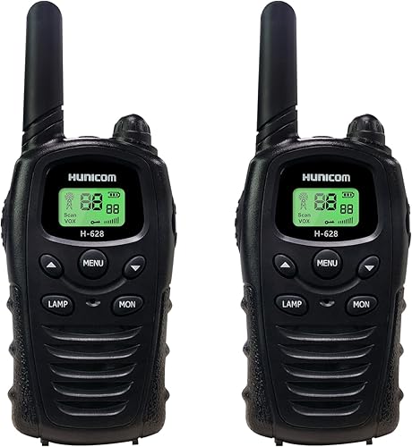 Walkie talkie per adulti – Regali di compleanno per uomini a lungo raggio PMR radio bidirezionale con biglietto dei desideri - Fashionser