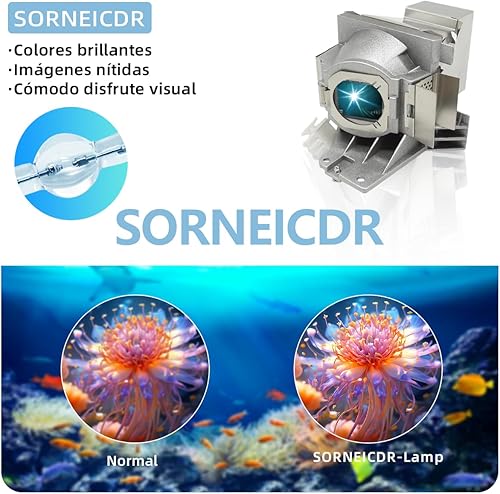 5J.JEE05.001 Lampada proiettore di ricambio con alloggiamento per Benq HT2050 HT2150ST HT2050A HT3050 W1110 W1210ST W2000 W2000+ Videoproiettore - Fashionser