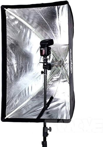 Godox SB-UBW6090 - Softbox 60 x 90 cm, con nido d'ape, stile ombrello - Fashionser