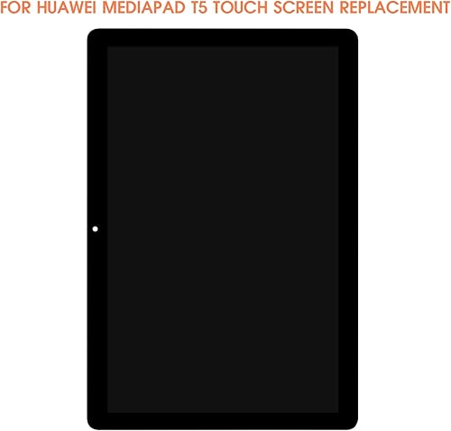 Schermo per Huawei MediaPad T5 10 LCD Display per Huawei MediaPad T5 AGS2-L09 AGS2-W09 AGS2-L03 AGS2-W19 Touch Screen Digitizer Assembly Riparazione Kit (nero) - Fashionser