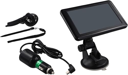 babominimer Navigatore GPS touch screen da 12,7 cm, navigatore satellitare per auto con mappa del Regno Unito, navigazione GPS per auto, camion, con guida vocale e autovelox allarmante - Fashionser