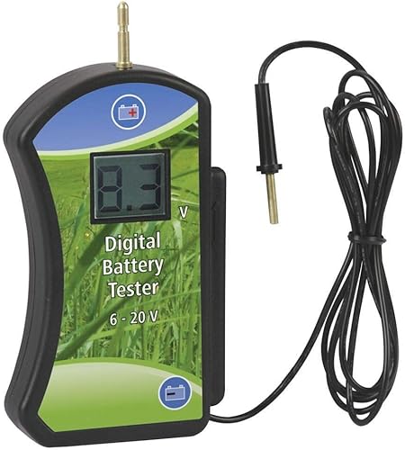 Kerbl 442369 - Tester digitale per batteria, 6 V - 20 V - Fashionser