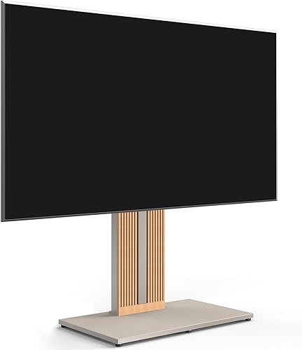 FITUEYES Design Supporto TV da Pavimento per 55' - 88' Regolazione Angolo ± 30° Porta TV da Terra Mobile Portata Massima 60kg Massimo VESA 600 * 400mm Serie ZEN - Fashionser