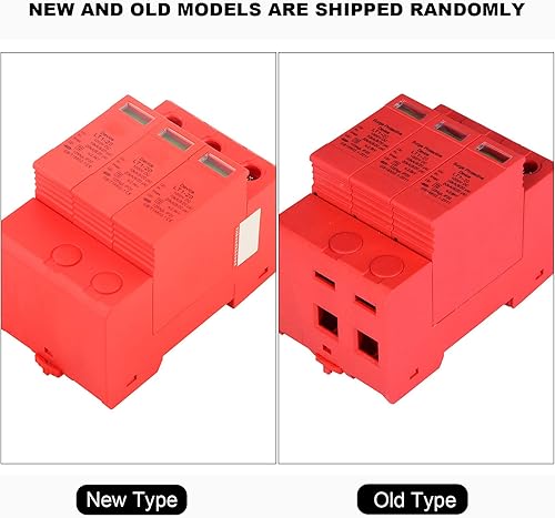 5 piezas DC Scaricatore di Sovrattensione 3P 40ka 1000V rotezione contro le sovratensioni Protezione da cortocircuito - Fashionser