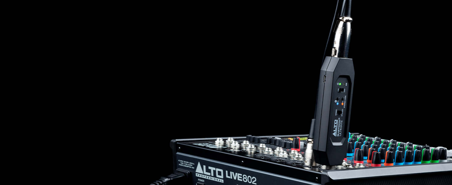 Alto Professional Bluetooth Ultimate Ricevitore stereo Bluetooth ricaricabile con doppia presa XLR