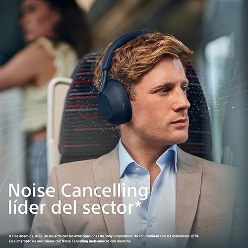 Sony WH-1000XM5 - Cuffie Bluetooth senza fili con riduzione del rumore, 30 ore di autonomia, ottimizzate per Alexa e Google Assistant Blu (ricondizionato) - Fashionser