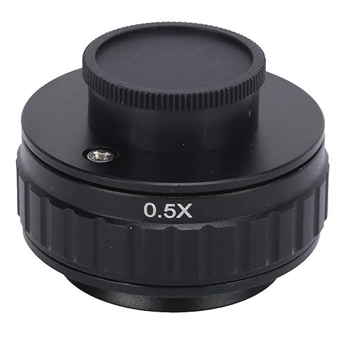 Lente Adattatore Attacco C 0,5X, Microscopio Trinoculare Tubo Stereo Messa a Fuoco 38 Mm Per Fotocamera Digitale CX Porta Foto Microscopi Serie T490 Adattatori Interfaccia CTV Porte Accessori Per Ocul - Fashionser