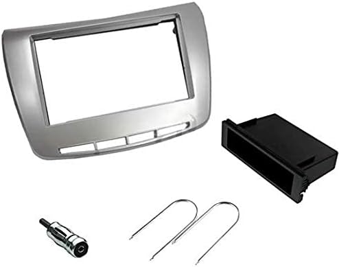 Sound-way Kit Montaggio Autoradio, Mascherina 1 DIN / 2 DIN con Cassetto, Adattatore Antenna, Chiavi per Smontaggio compatibile con Lancia Delta - Fashionser