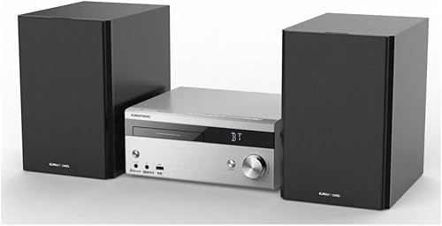 Grundig - CMS 4000 BT DAB HiFi System, colore argento - Fashionser