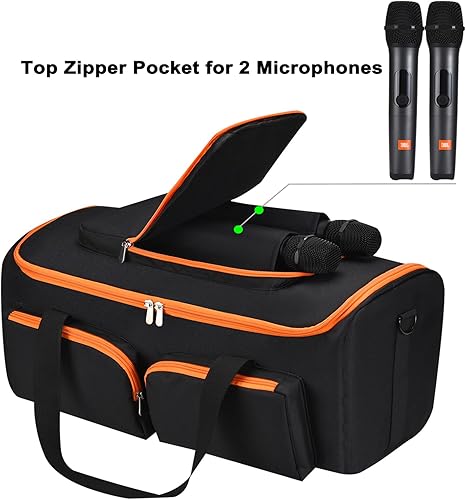 Hzycwgone Partybox On-The-Go Borsa Custodia Trasporto Borsa da Viaggio Accessori Cover con Maniglia per JBL PartyBox On-The-Go Essential Speaker Bluetooth Portatile e Microfono Sistema - Fashionser