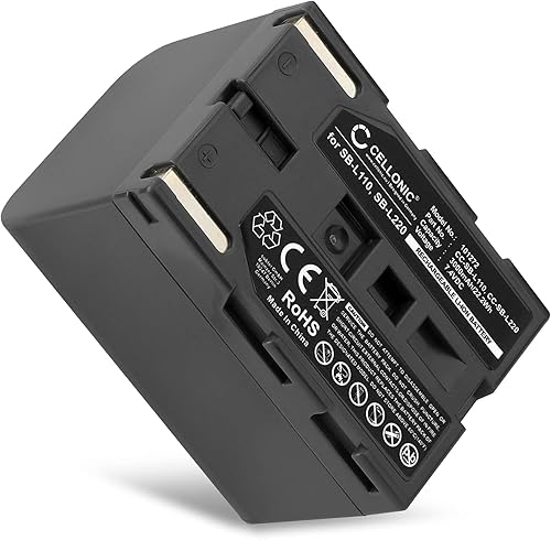 CELLONIC, Batteria per Fotocamera, Compatibile con Medion MD9021, MD9069, MD9090, MD9069n, MD41859 (7.4V, 3000mAh) - Fashionser