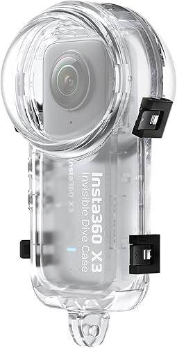 Insta360 Case Subacqueo Invisibile, Compatibile con X3, Impermeabile - Fashionser