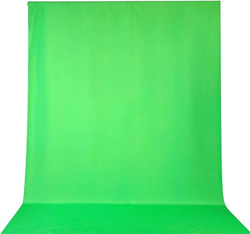 Hersmay 10 x 19,6 ft/3 x 6 m, verde screen, sfondo per studio fotografico, 100% puro muslin sfondo Backdrop Photography - Fashionser