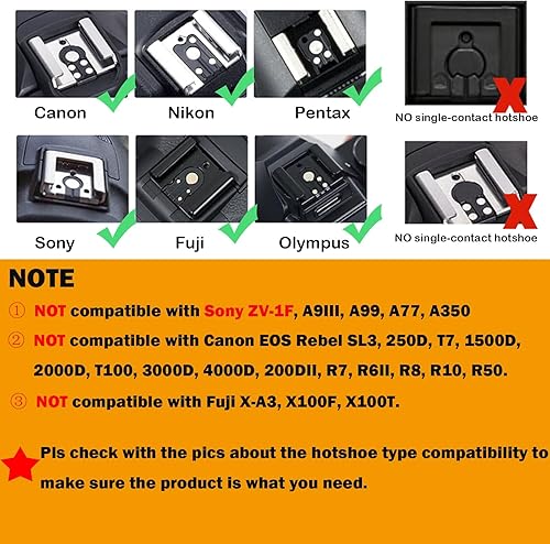 Godox iA32 Mini Flash Speedlight per Canon, Fuji, Sony, Nikon, Panasonic Olympus Pentax, GN15, tempo di riciclo 2,5s, circa 490 tempi di flash, mini flash per Sony ZV1, ecc. (senza batteria) - Fashionser