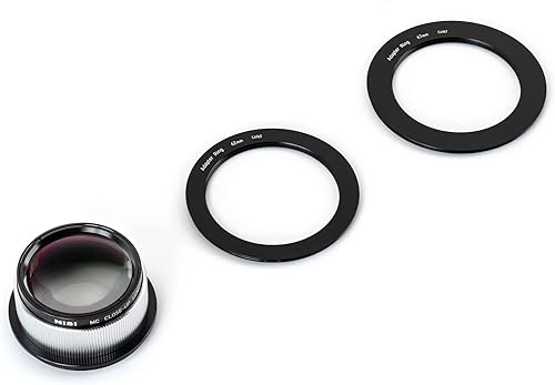 Kit obiettivo macro close-up NC 77 mm – inclusi anelli adater da 72 e 67 mm - Fashionser
