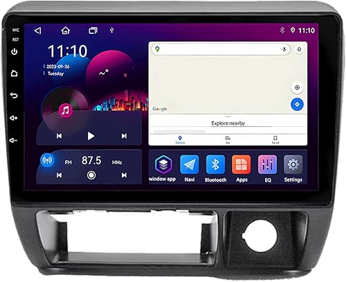 Android 14 Autoradio 2 Din per Suzuki Jimny 1998-2004 9 Pollici Autoradio con Comandi al volante CarPlay senza fili Telecamera Posteriore Navigazione GPS Bluetooth Stereo Auto(S1 1G+32G) - Fashionser