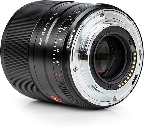 VILTROX AF 56mm f1.4 XF Obiettivo Ritratti Lente Messa a Fuoco Automatica per Fuji X Monte(formato APS-C, Eye AF, diaframma regolabile f1.4-f16) - Fashionser