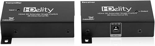 EQ Extender HDMI/Booster - Amplified ripetitore Attivo/Booster v2.0-1080p Full HD, 1440p, 2160p Ultra HD & HDR Fino a 50m - Fashionser