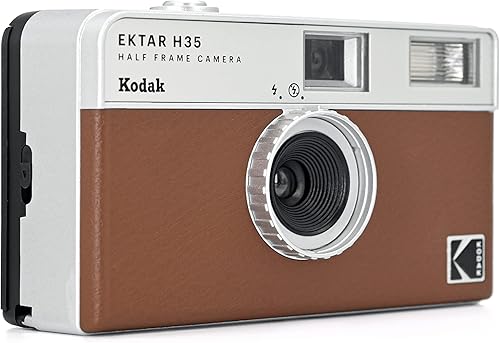 KODAK EKTAR H35 Half Frame Film Camera (salvia, Bundle con pellicola 24exp) - Fashionser