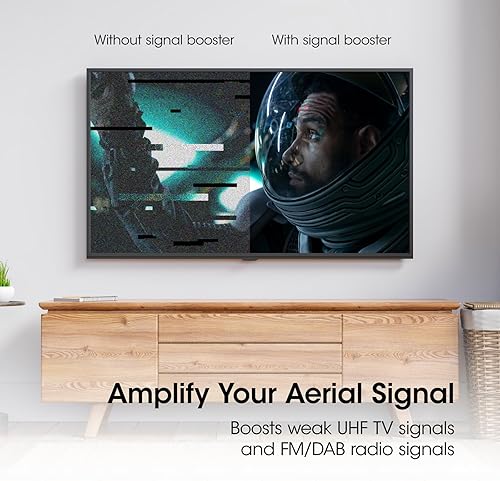 6 Way Signal Booster con IR Bypass, Nero - Fashionser