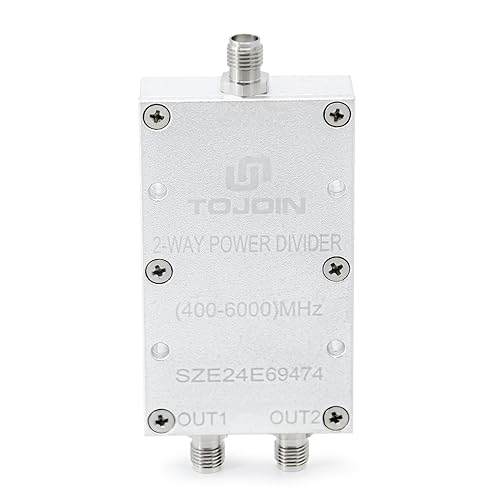 TOJOIN 2-6GHz Divisore di Potenza RF a Microstriscia, 4 vie Microstrip Power Divider connettori SMA Splitter per Sistema di Antenna/Radar/Bluetooth/Comunicazioni Senza Fili(PS-TX-4B) - Fashionser