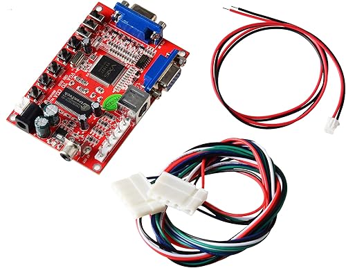 Videogioco arcade VGA to CGA/CVBS/S-VIDEO Scheda video ad alta definizione portatile per monitor CRT/LCD/PDP - Fashionser