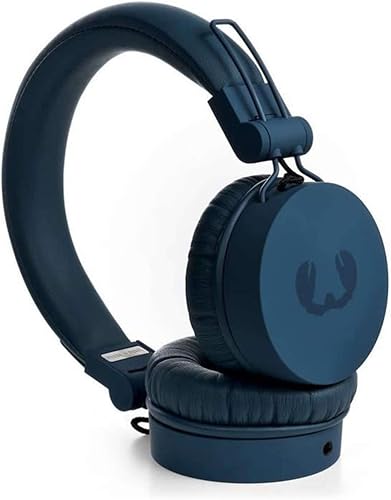 Fresh 'n Rebel Caps Headphones, Cuffie On-Ear con cavo, Richiudibili, Microfono e Comandi Smartphone/Android/iOS/Laptop/PC/MP3, Blu Indigo - Fashionser