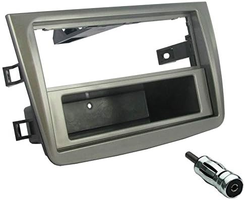 Sound-way Kit Montaggio Autoradio, Mascherina 1 DIN / 2 DIN, Adattatore Antenna, Chiavi di Smontaggio, compatibile con Alfa Romeo Mito - Fashionser