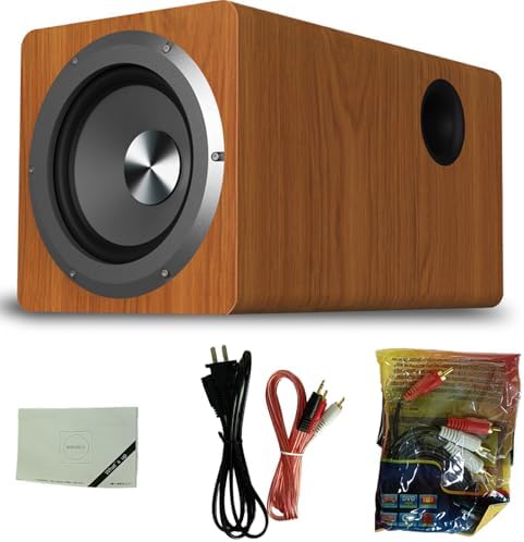 Subwoofer alimentato da 16,5 cm, altoparlanti home theater compatti da 100 W, ideale per home theater e computer - Fashionser