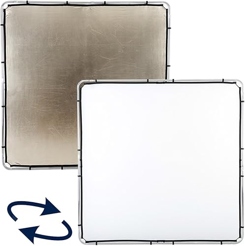 Manfrotto LL LR82206R Tessuto per Skylite 2m x 2m Sunfire e Bianco - Fashionser