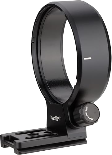 Haoge LMR-OM300 - Anello di montaggio per treppiede per obiettivo Olympus M.ZUIKO DIGITAL ED 300 mm F4.0 IS PRO, collare integrato Arca Type piastra a sgancio rapido - Fashionser