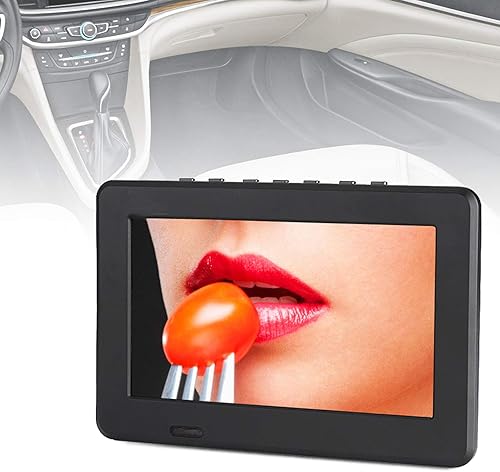 VBESTLIFE DVB-T-T2 TV Analogica Digitale Portatile, TV Portatile con Risoluzione 800x480, Supporto USB, Scheda TF, Video RMVB / AVI / MPEG / MKV / MOV 1080P, 7 Pollici - Fashionser