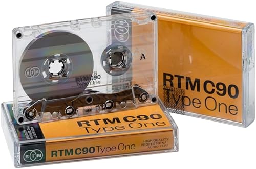 RTM C90 | Cassetta Musica Vuota per da 90 minuti di Tipo 1 | Ideale per la Registrazione Audio | Qualità da Studio | Confezione da 3 cassette - Fashionser