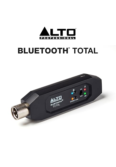 Alto Professional Bluetooth Ultimate Ricevitore stereo Bluetooth ricaricabile con doppia presa XLR
