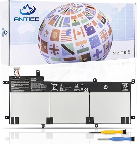 ANTIEE 56Wh C31N1428 laptop Batteria Compatibile with ASUS Zenbook UX305L UX305LA UX305U UX305UA i5-5200U i7-5500U i5-6200U i7-6500U Series UX305UA-FC024T UX305UA-FC040T UX305LA-FC013T 0B200-01450000 - Fashionser