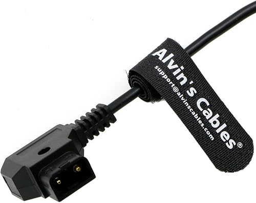 Alvin's Cables D-Tap a DC Cavo di alimentazione per Sony FX6 FX9 Fotocamera ad angolo retto DC a D-Tap 19,5 V Cavo di uscita regolato 50 cm| 19.7 pollici - Fashionser