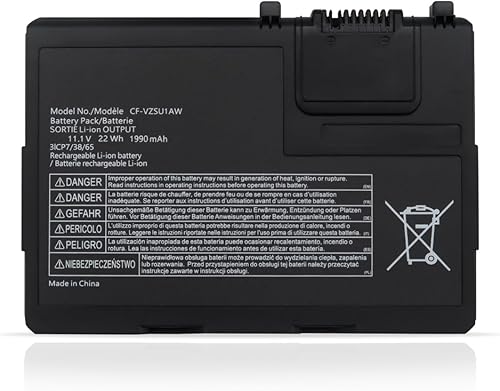 KXRSII CF-VZSU1AW Batteria per Panasonic Toughbook CF-VZSU1BW CF-VZSU1AJS CF-VZSU1AR CF-33 MK1 MK2 MK3 MK4 CF-33AEHFATG CF-33AEHFZTG CF-33LEHFAT3 CF-33LEHGAT3 CF-33AEHFZTN CF-33AEHGATG - Fashionser