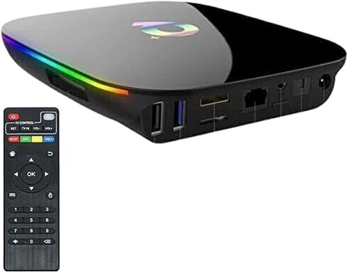 TV Smart Box Android 12.0 Q Plus 8K WiFi Media Player 3D Quad Core 8 Gb Ram 64 Gb Rom con Telecomando - Fashionser