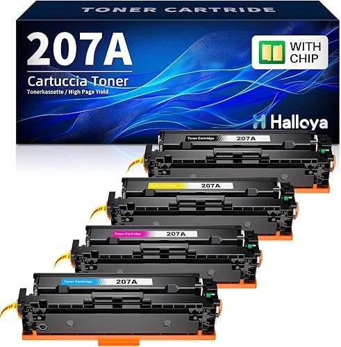 Halloya 219A W2190A 3302FDW Toner (con Chip) Compatibile per HP 219A 219X Color LaserJet Pro MFP 3302FDW 3302SDW 3302FDN 3302FDNG 3302FDWG 3302SDWG 3202DN 3202DW Nero - Fashionser